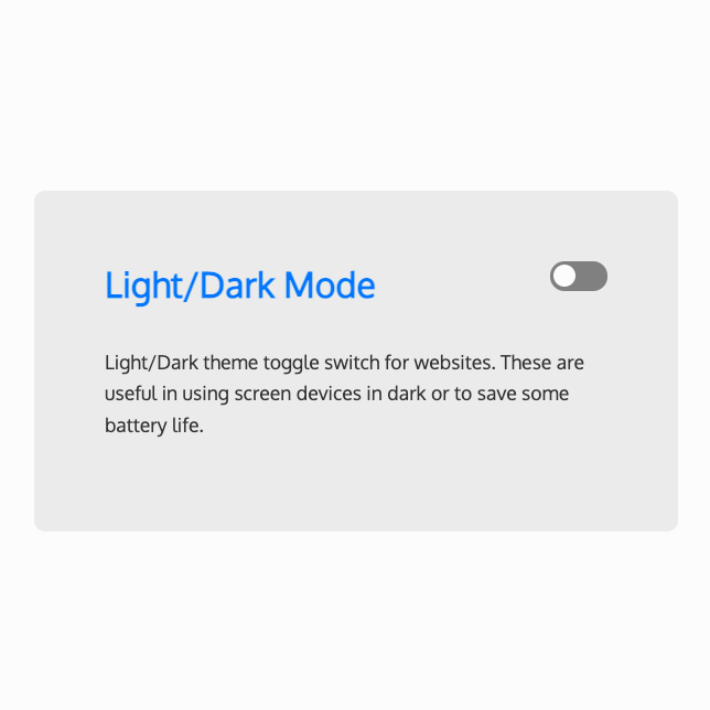 Dark Mode Switcher
