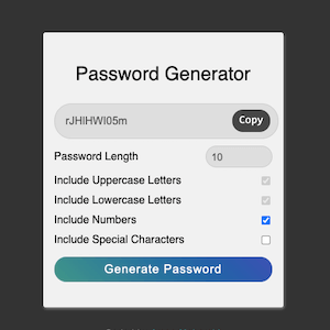 Password Generator