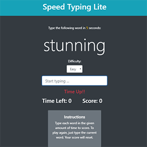 Speed Typing Lite